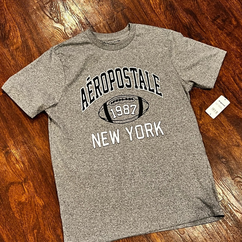 Aeropostale Heather Gray New York men’s t-shirt size large NWT